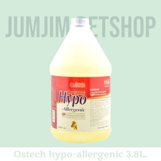 Ostech 3800ml. ออสเทค แชมพู สำหรับสุนัข สูตรไฮโปอัลลาเจนิค(เหมาะสำหรับสุนัขที่ผิวบอบบาง แพ้ง่าย)