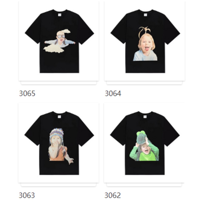 สตรีทแฟชั่นผู้ชายและผู้หญิงผ้าฝ้ายเสื้อยืดนางฟ้าน้อย แทรปเนส พิมพ์เสื้อหลวมแขนสั้นเสื้อลําลอง