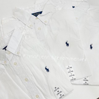 PRE ORDER • Ralph Lauren garment cotton Oxford shirt (boy’s size)**สินค้าแท้100%