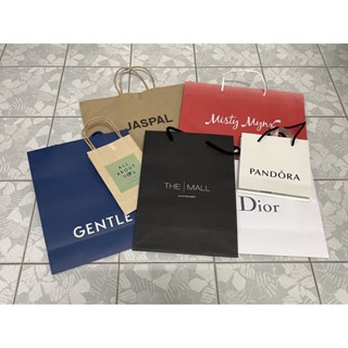 พร้อมส่ง!!! ถุงกระดาษแบรนด์เนม Jaspal / Misty Mynx / Gentle Monster / Dior / The Mall outlet EU / Pandora / All About U