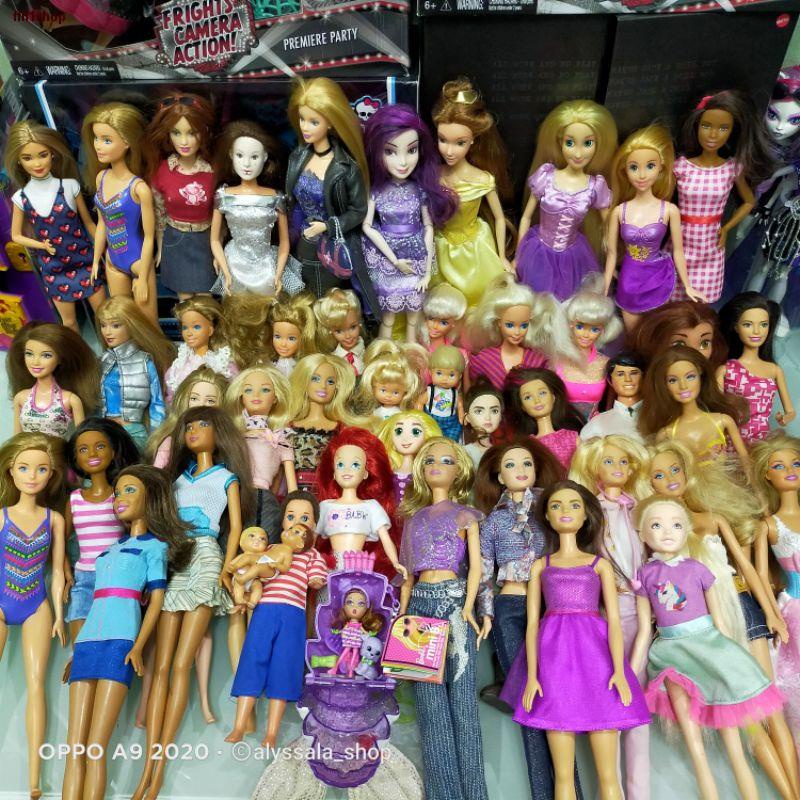 จัดส่งจากกรุงเทพ🎀เซต 1🎀 ตุ๊กตาบาร์บี้ เจ้าหญิงดิสนีย์ บาร์บี้วินเทจ แท้ 💯% มือสอง สภาพดี Barbie doll