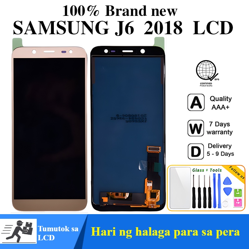 สําหรับ Samsung Galaxy J6 2018 J600 J600F J600G J600Y LCD Touch Screen Digitizer หน้าจอสัมผัสเปลี่ยน