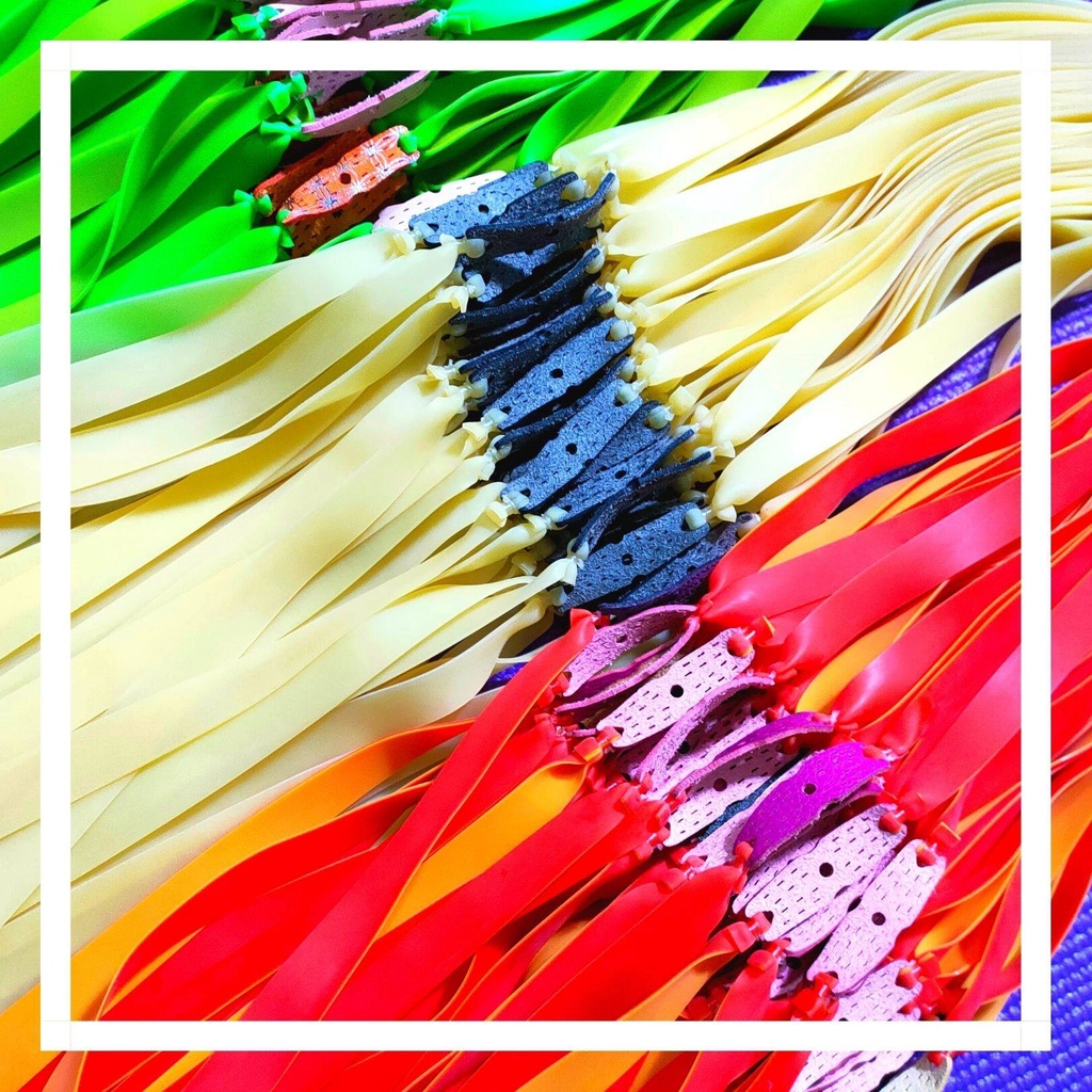 ยางหนังสติ๊ก หนาพิเศษ เคลือบสารกันแตกลาย 0.8 1.0 1.2 1.5 2.0