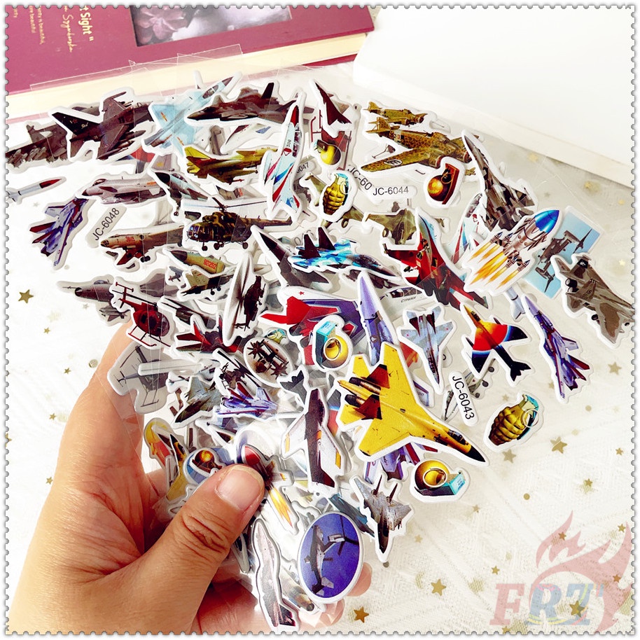 ▶ สติกเกอร์เครื่องบินรบ Q-1 DIY 5 แผ่น ◀ สติกเกอร์ PVC รูปบับเบิ้ล 3 มิติ กันน้ํา ของเล่นสําหรับเด็ก