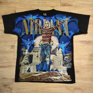 NIRVANA BOOTLEG OVP OVERPRINT เสื้อวง เสื้อทัวร์ ลายวงเนอร์วาน่า