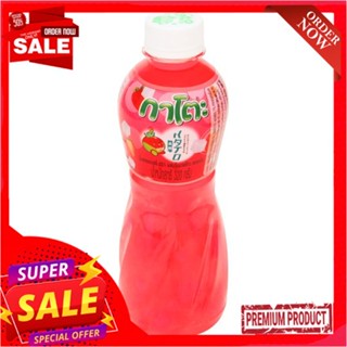 กาโตะน้ำสตรอเบอรี่25%+วุ้นมะพร้าว 320มลKATO STRAWBERRY JUICE25%+NATA DE COCO 320ML.