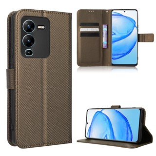 Vivo V25 Pro 5G เคส PU Leather Case เคสโทรศัพท์ Stand Wallet Vivo V25Pro เคสมือถือ Cover