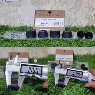 [0312] ชุด บูชชิ่ง carver ทรัค CX แข็ง 89A พร้อม แหวน ไพวอท Carver’s Firm bushing set surf skate, longboard