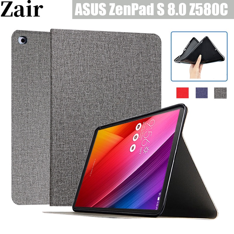 Silicon Case For ASUS ZenPad S 8.0 Z580 Z580C Z580CA 8" case tablet stand smart cover shell For ZenPad S 8 P01MA Ta