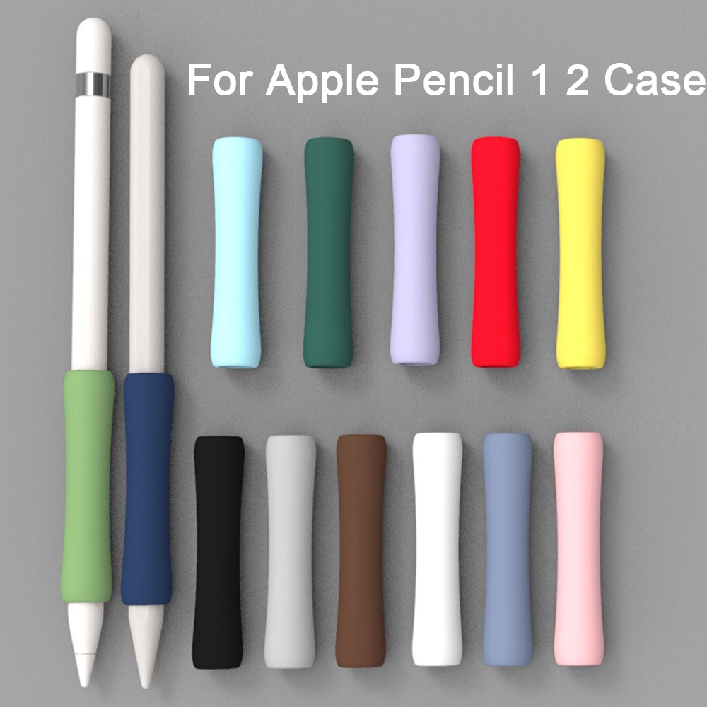 เคสซิลิโคน สําหรับ Apple Pencil 1 2 ​เคสปากกาทัชสกรีน กันกระแทก กันรอยขีดข่วน กันลื่น สําหรับดินสอ