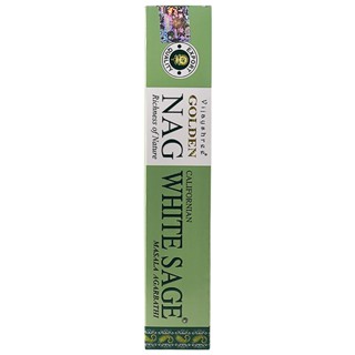 Natural Efe | Indian incense sticks - GOLDEN NAG WHITE SAGE | ธูปหอม ไวท์เสจ 15g