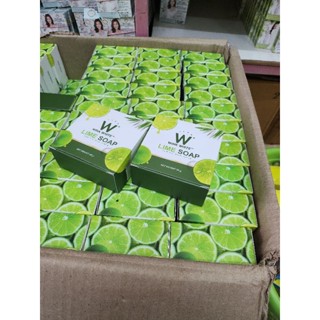 WSOAP สบู่แดง ลดสิว ลดรอยแดง รอยดำจากสิว (ของแท้💯) W Lime Soap 🍋 winkwhite วิ้งไวท์ | สบู่มะนาว สบู่ผิวใส ขัดขี้ไคล