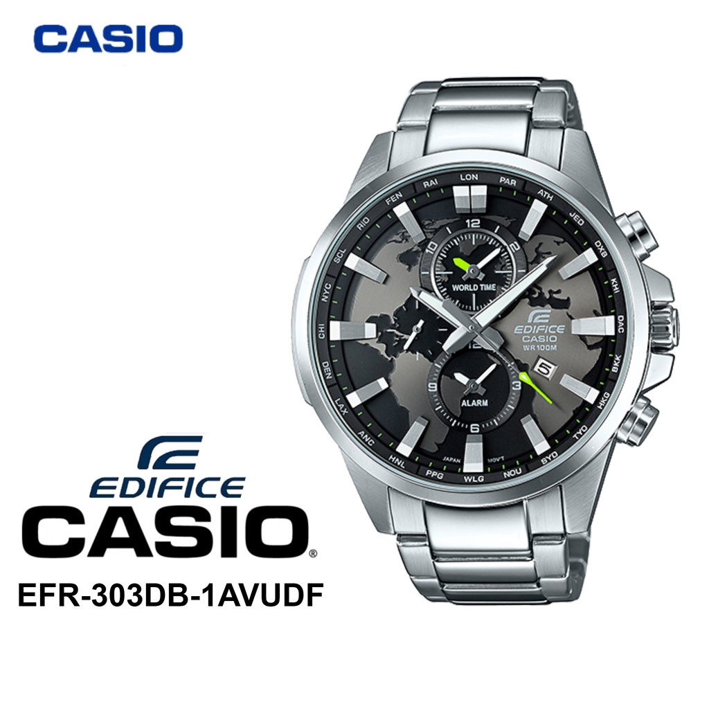 นาฬิกาคาสิโอ EDIFICE รุ่น EFR-303 กันน้ำ มี 4 สี รับประกัน 1 ปี