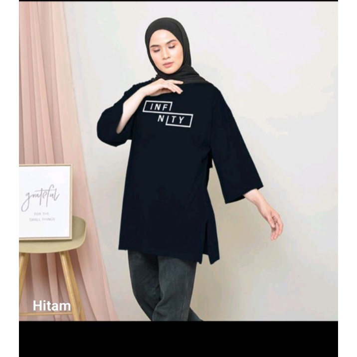 Des99" Womens Oversize Top Hijab Top Jumbo Babyterry Blouse Top
