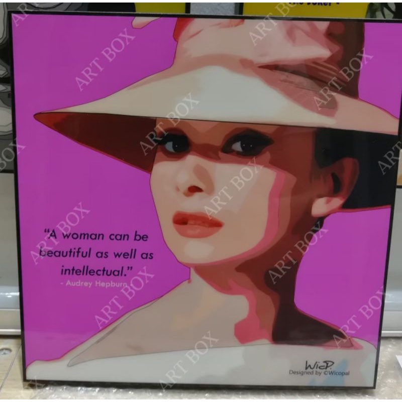 Art Box Audrey รูปภาพตกแต่งผนัง รูปภาพตกแต่งบ้าน รูป Pop Art กรอบรูป Pop Art ตกแต่งผนัง