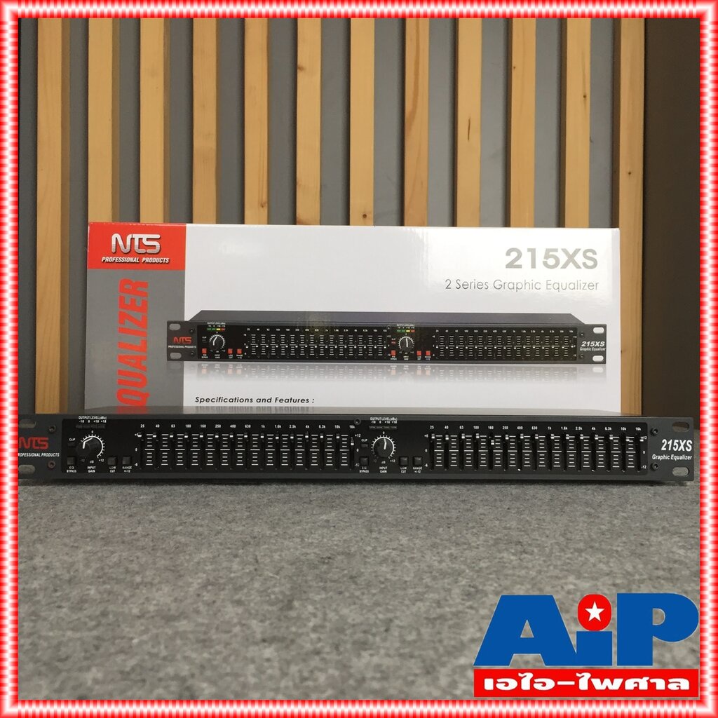 NTS 215XS EQ ST 15BAND เครื่องปรับแต่งเสียง เครื่องขยายเสียง EQขยายเสียง อีควอไลเซอร์ เอ็นทีเอส ST15
