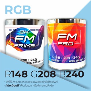 สีตามรหัส RGB รหัส R:148, G:208, B:240