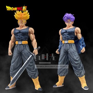 โมเดลฟิกเกอร์ Dragon Ball Series GK Temple TL Trunks Saiyan Vegeta ขนาดใหญ่มาก สําหรับประดับ ของขวัญ△