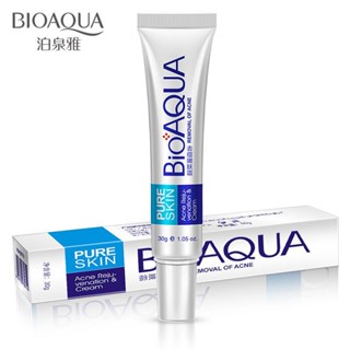 Bioaqua ครีมบํารุงผิวหน้า ลดรอยสิว กระชับรูขุมขน ขจัดสิวเสี้ยน 30 กรัม MENGHENG