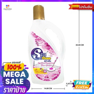 สปาคลีนถูพื้น-ฆ่าเชื้อฟลอรัลพิ้งค์1200มลSPACLEAN ANTIBAC FLOOR FLORAL PINK 1200