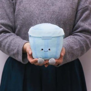 ตุ๊กตาน้องถังขยะ (ไซส์มินิ) [Toreba Exclusive] My Friends Plushy -Trash Can- (Pale) 🇯🇵นำเข้าจากญี่ปุ่น🇯🇵