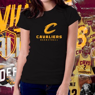 เสื้อคนอ้วน เสื้อตราหานคู่ คลีฟแลนด์ คาฟลิเออร์ส บาสเกตบอล NBA CAVS เสื้อเชิ้ตสําหรับผู้หญิง 25 O|W