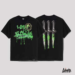 Just Say Bad &amp;#174; เสื้อ Oversize รุ่น LOST Reality สีดำ ( ลิขสิทธิ์แท้ ) เสื้อทรงตัวใหญ่ ชาย แขนสั้น M L  OS