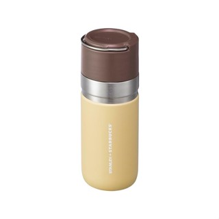 🎀【พร้อมส่ง】2022 แก้วสตาร์บัคส์เกาหลี Starbucks Korea Autumn stanley go brown Vacuum 500ml/ 17oz