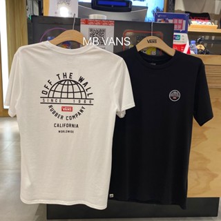 Tee เสื้อยืดครอป Vans Vans ใหม่เสื้อยืดลําลองสําหรับผู้ชายผู้หญิงแขนสั้นคอกลมเหมาะกับการเล่นกีฬา