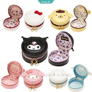 กระเป๋าใส่เหรียญ ทรงกลม ลายการ์ตูน Hello Kitty My Melody Cinnamoroll Kuromi 2022 [GM]