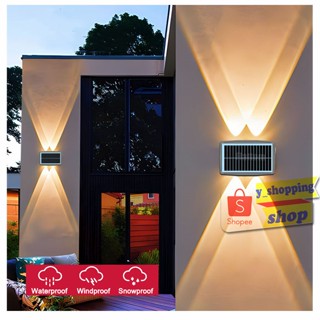 High quality solar light  4 LED 4W up and down lights