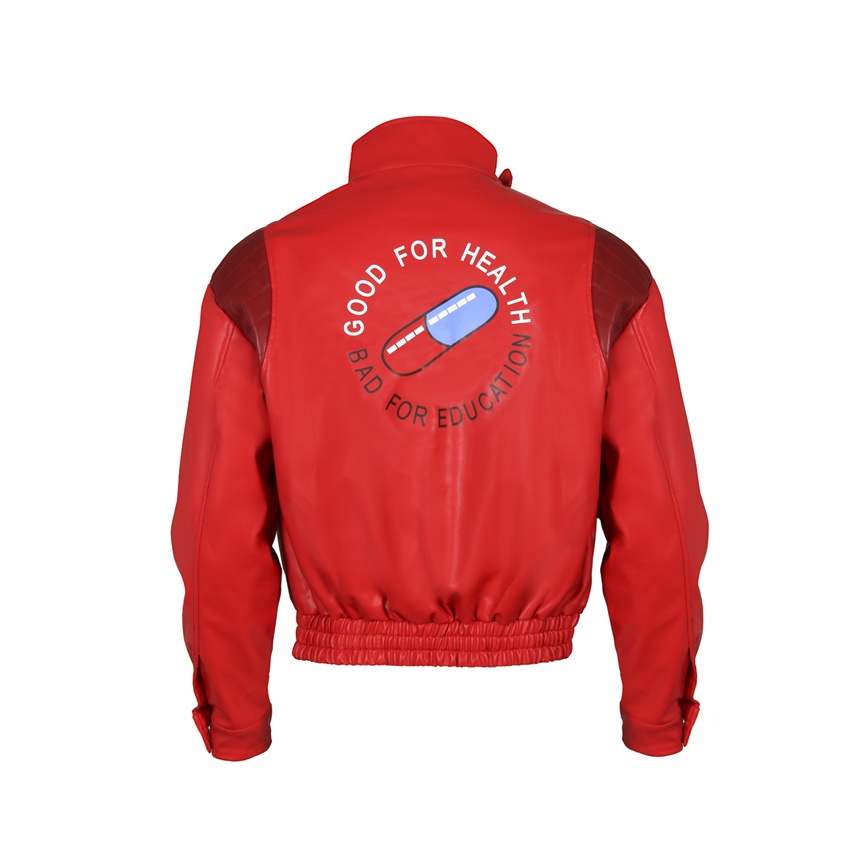 เสื้อผ้าคอสเพลย์  Takerlama Akira Kaneda Jacket Cosplay Red Men Coat Capsule Pill Printed Bomber Motorcycle Rider Leathe #4