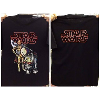 เสื้อแฟชั่นผญ เสื้อยืดสีขาว เสื้อยืด Star Wars T-shirt สตาร์วอร์ส 01 แฟชั่นสไตล์เรียบง่าย เสื้อสีขาว