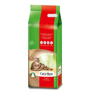 CAT BEST Oko Plus ทรายแมวเปลือกไม้สน สำหรับแมวขนสั้น (แดง) 1x40 ลิตร (Litre)