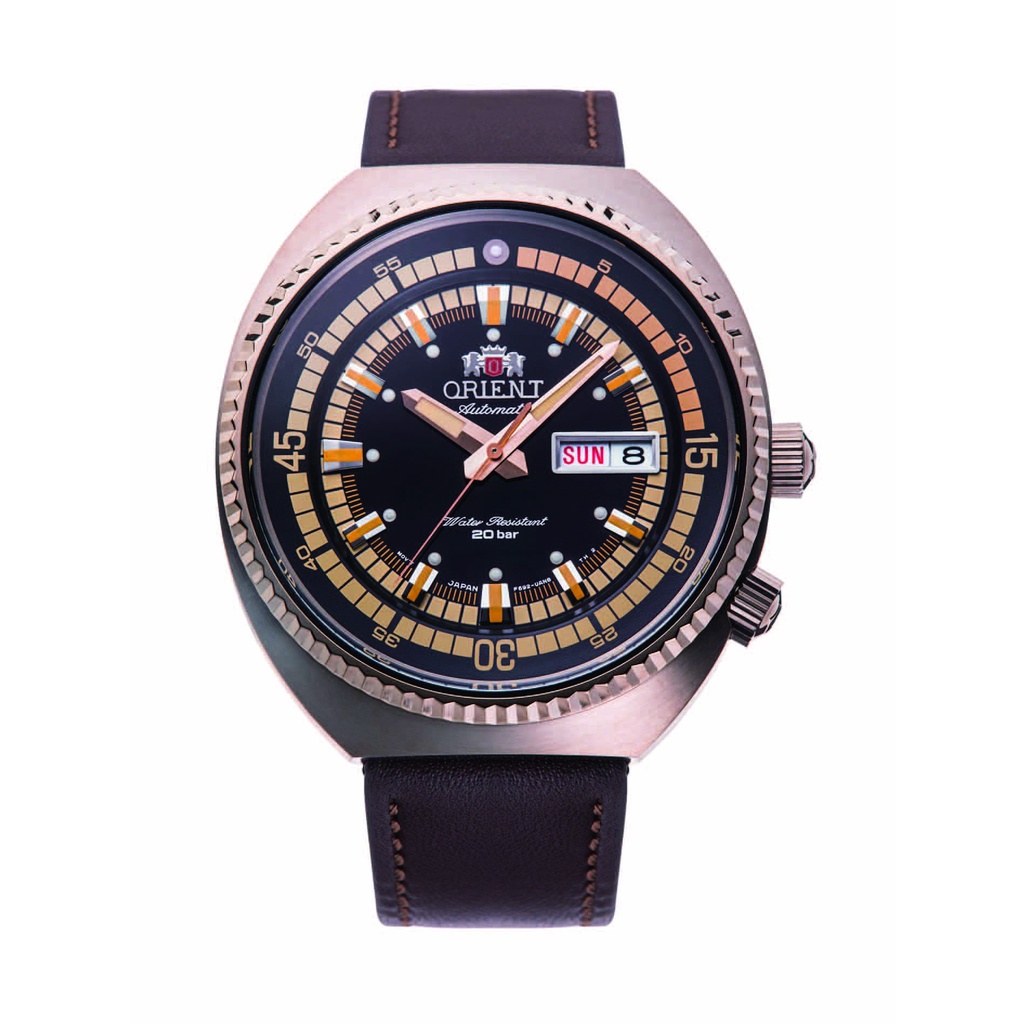 Orient Mechanical Sports Watch, Leather Strap (RA-AA0E06B)