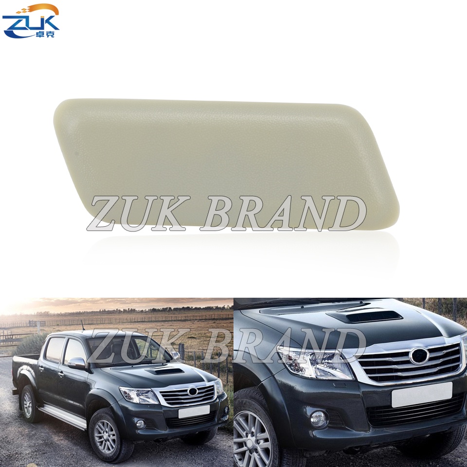 ZUK Front Bumper Headlight Headlamp Washer Nozzle Cover For TOYOTA HILUX VIGO 2011 2012 2013 2014 20