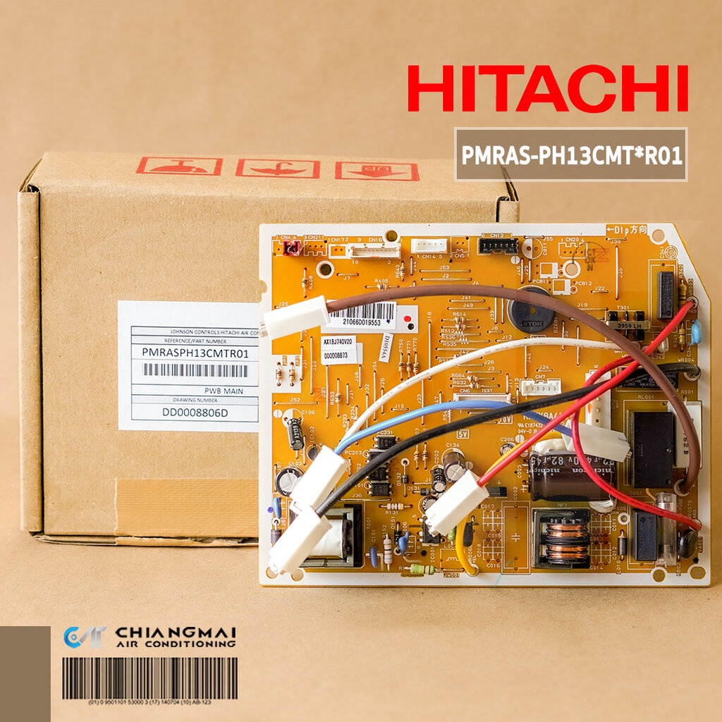 PMRAS-PH13CMT*R01 แผงวงจรแอร์ Hitachi แผงบอร์ดแอร์ฮิตาชิ บอร์ดคอยล์เย็น รุ่น RAS-PH13CMT