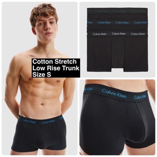 พร้อมส่ง TR7 กางเกงชั้นในชาย Calvin Klein Cotton Stretch Low rise trunk Size S