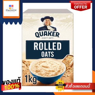 Quaker Rolled Oats 1kg ควกเกอร์ โจ๊กข้าวโอ็ต 1กก.