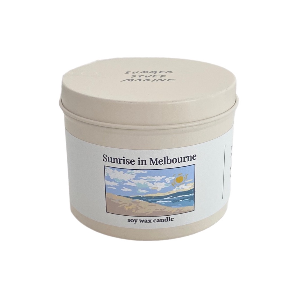 Summerstuff.marine - SOY WAX CANDLES กลิ่น SUNRISE IN MELBOURNE (180 g) - เทียนหอมไขถั่วเหลือง