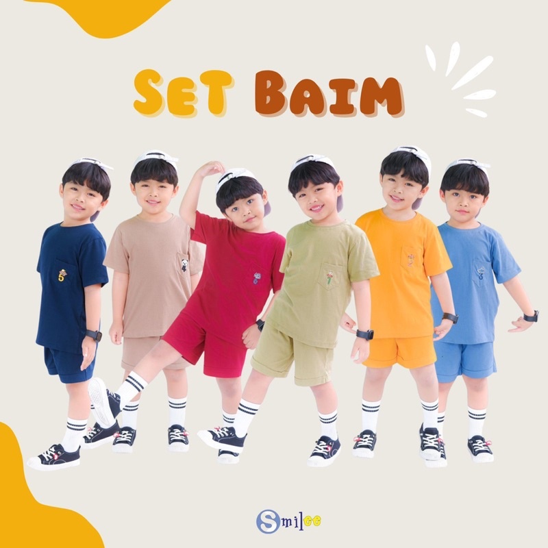 BAIM SMILE SET 1-5T*