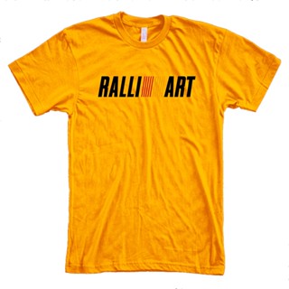 เสื้อยืดชาย Tee เสื้อทหาร - MRL พิมพ์โลโก้ Ralliart เสื้อยืด Unisex Gildan วงเสื้อเกมรถจักรยานยนต์