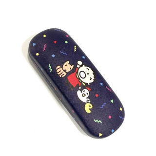 กล่องแว่นตา  ลายการ์ตูน  น่ารัก  ลาย MINNA TABO a  ลายใหม่  สีน้ำเงิน  (Glasses case) น่ารัก น่าใช้งาน by manopnest shop