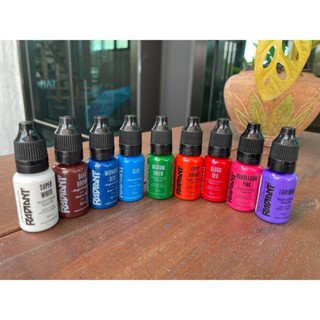 ขนาด 1/2oz.(ขวดละ) หมึกสักลายเรเดียน สีสัก สีสักแท้รับประกันคุณภาพ