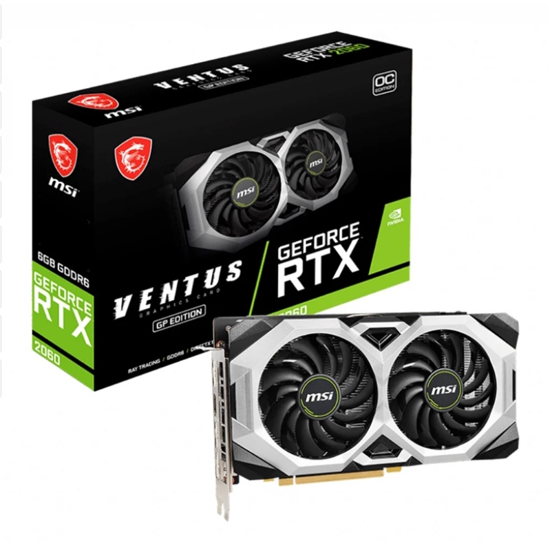 RTX2060 มือ✌️ MSI VENTUS 6/12GB GP OC DDR6