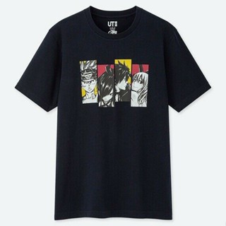 Uniqlo X Shonen Magazinega Ut Fairy Tail เสื้อยืดลําลองสําหรับผู้ชายแขนสั้นคอกลมพิมพ์ลาย Fairy Tail454