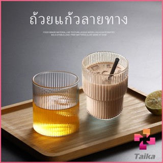 Taika แก้วไวน์สร้างสรรค์ ถ้วยกาแฟ ถ้วยใสในครัวเรือน สปอตสินค้า glass cup