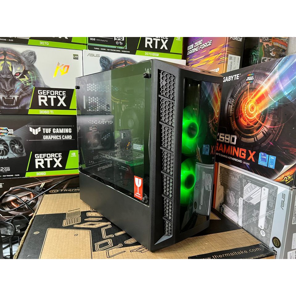 คอมมือสองเล่นเกมส์ AMD Ryzen 5 3500 การ์ดจอ GTX1650