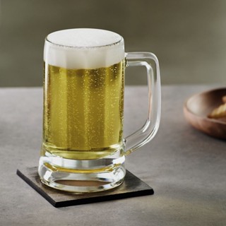 แก้วเบียร์ OCEAN MUNICH BEER MUG 355 ml P00840 เนื้อแก้วใสและหนา คุณภาพดี