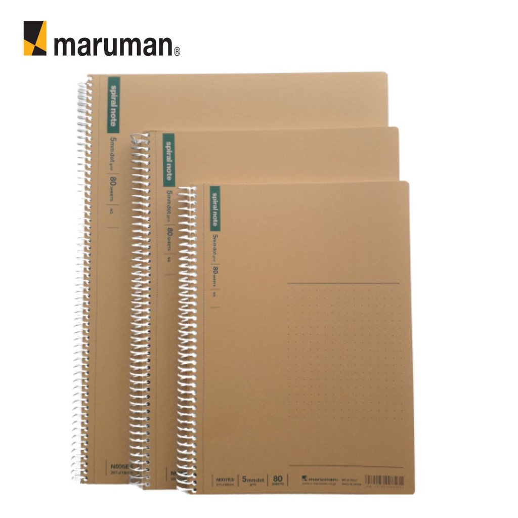 Maruman Spiral Note Basic 5MM Dot Grid (80 แผ่น)